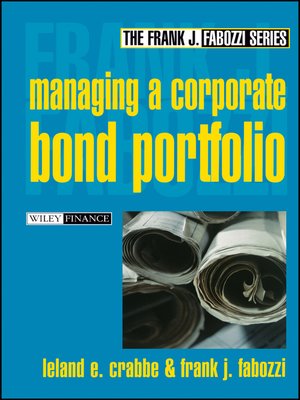 cover image of Managing a Corporate Bond Portfolio